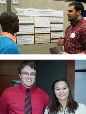 Professor Antwan Jones and Shaun Harrison; Cameron Hopkins and Bianca Valencia