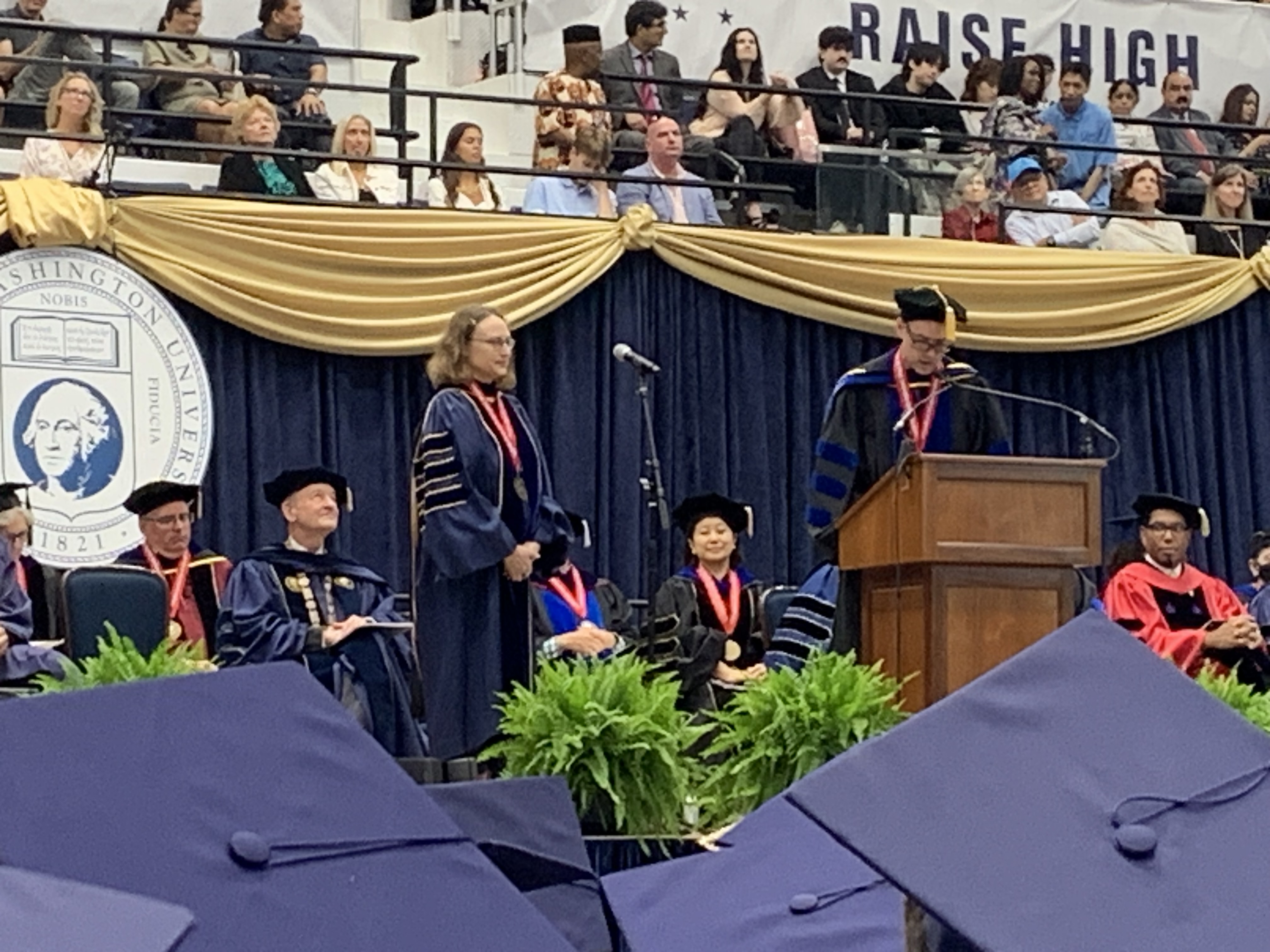 Michelle Kelso receiving award