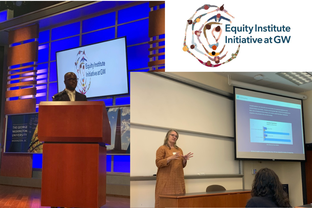 Collage of Antwan Jones, Ivy Ken, and the Equity Institute Initiative logo