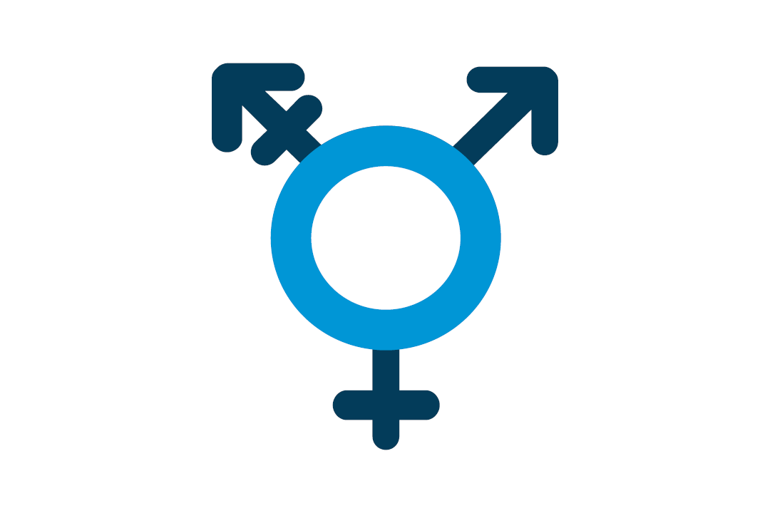 Icon of gender circles