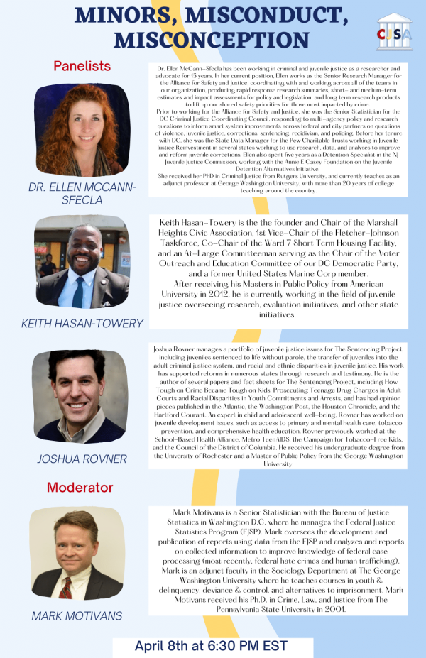 Minors, Misconduct, Misconception